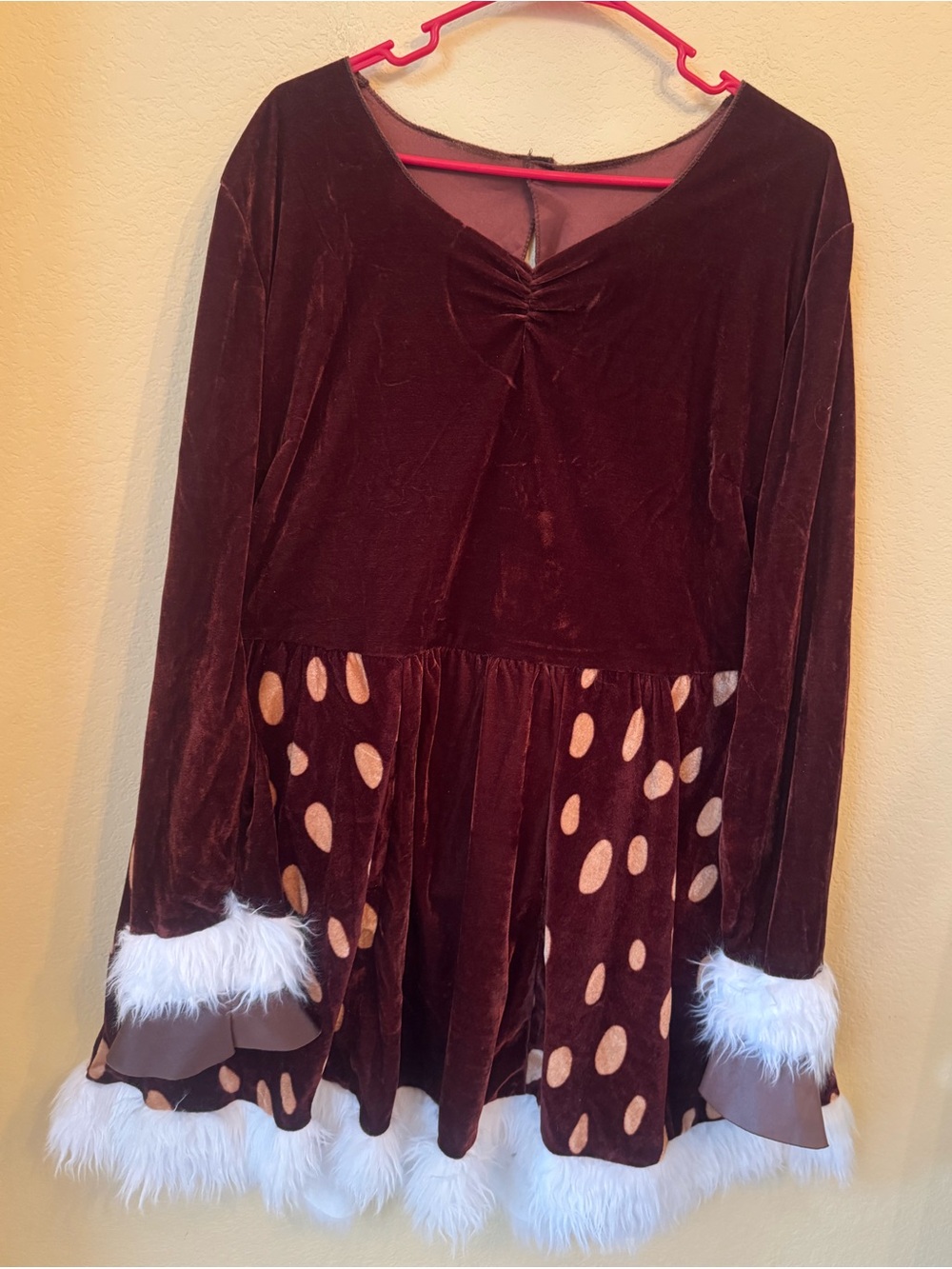 Deer Halloween Women's Costume Size XL Dress Neck Piece Headband NEW